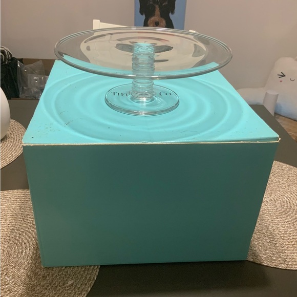 Tiffany & Co. Other - VINTAGE TIFFANY & COMPANY CRYSTAL CAKE STAND W/ORIGINAL BLUE BOX
